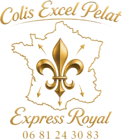 Logo Colis Excel Pelat — Express Royal, livraison de colis en Lozère et en France